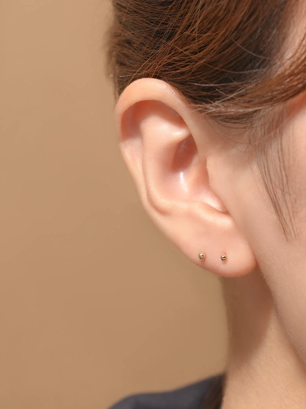 14K Gold Ball Stud Earring 3mm,4mm,5mm,6mm - Image 12