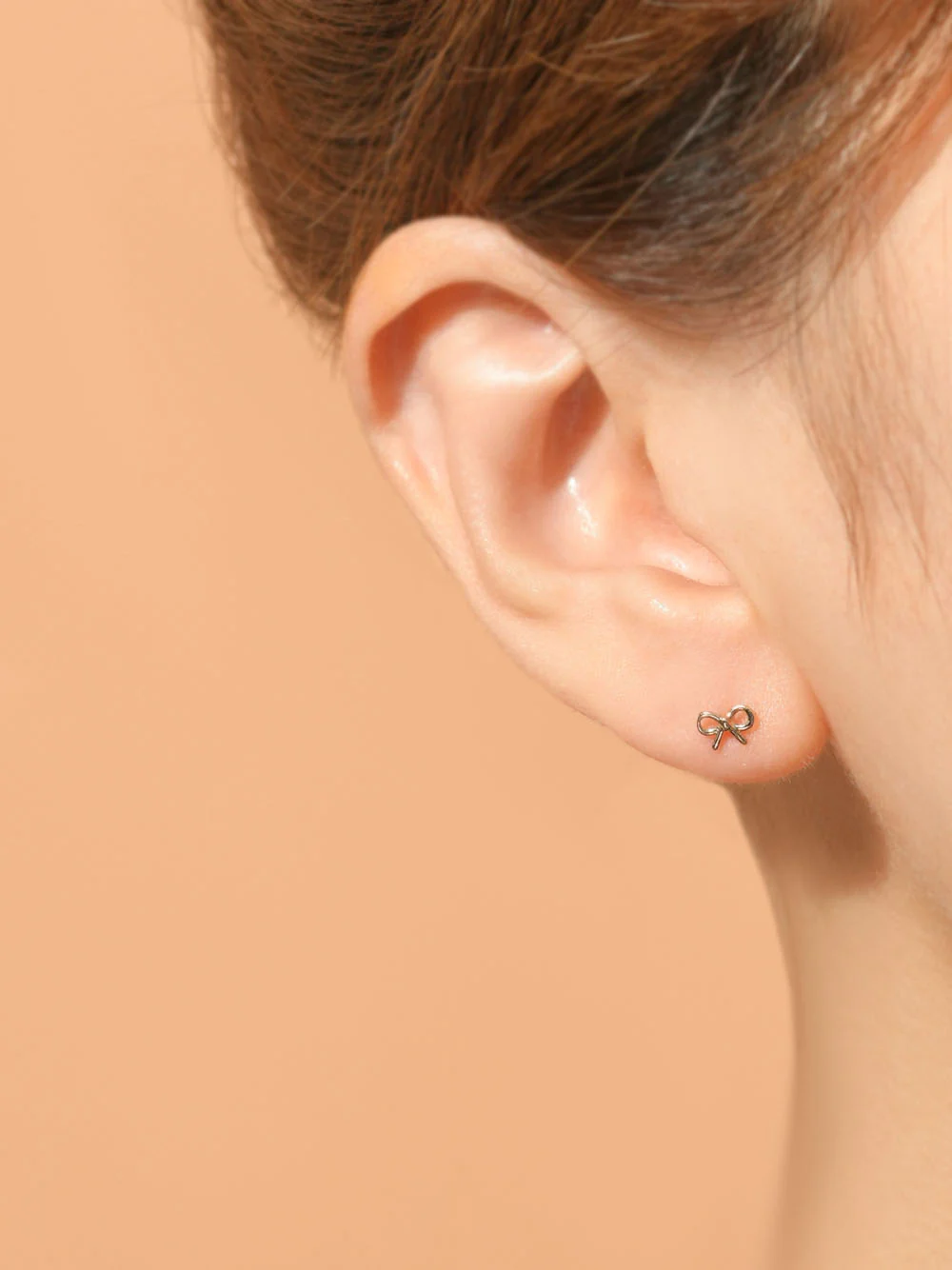 14K Gold Candy Ribbon Cartilage Earring 20G18G16G - Image 11