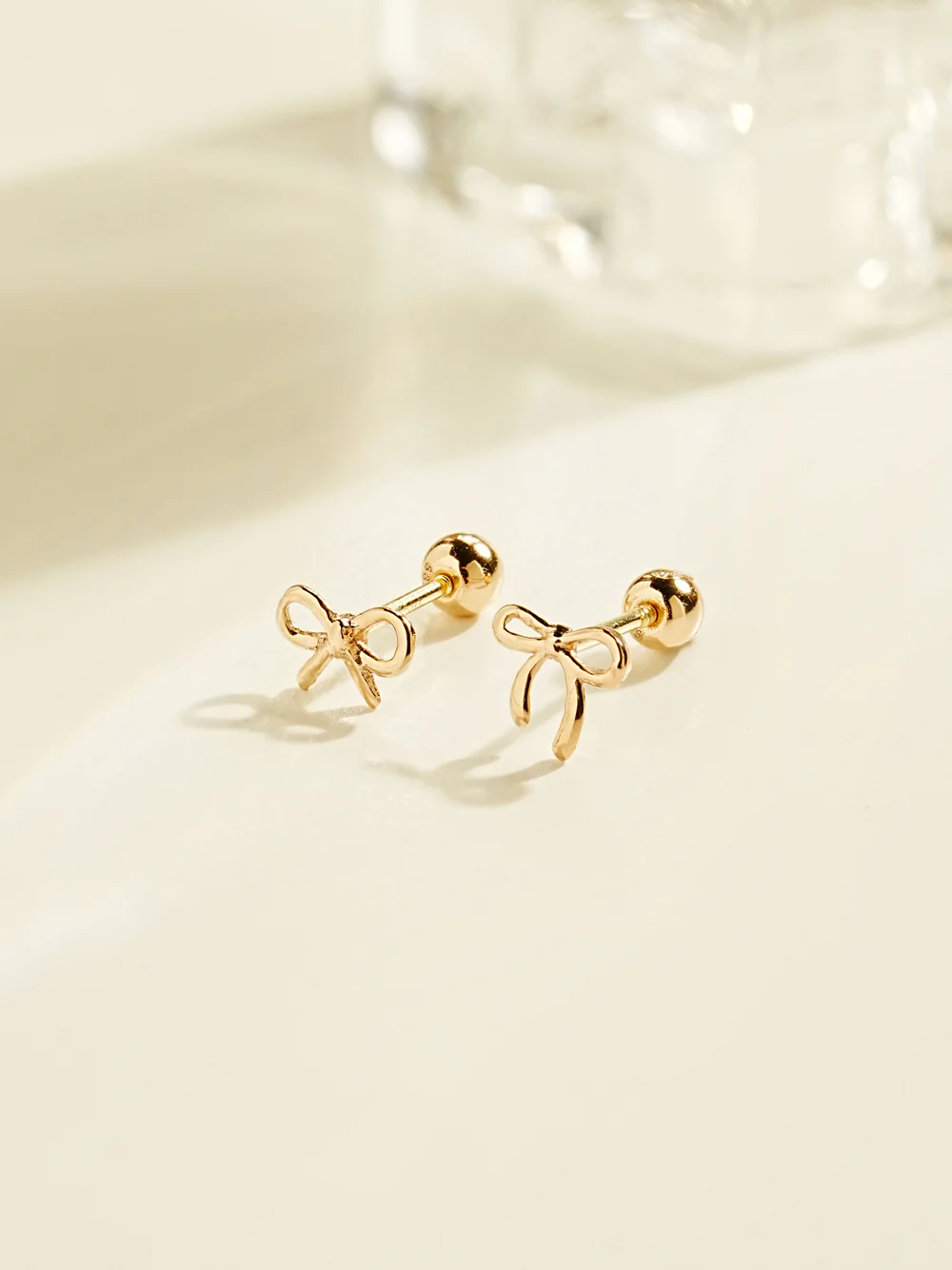14K Gold Candy Ribbon Cartilage Earring 20G18G16G - Image 8