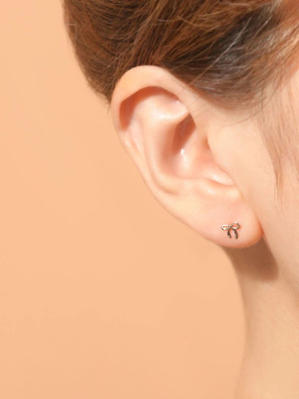 14K Gold Candy Ribbon Cartilage Earring 20G18G16G - Image 9