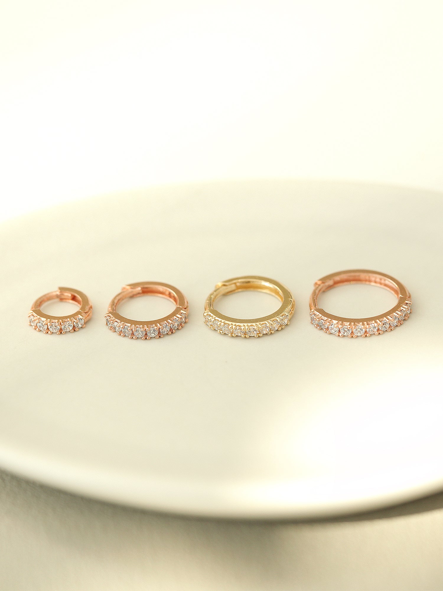 14K Gold Conch Hoop Earring 16G - Image 7