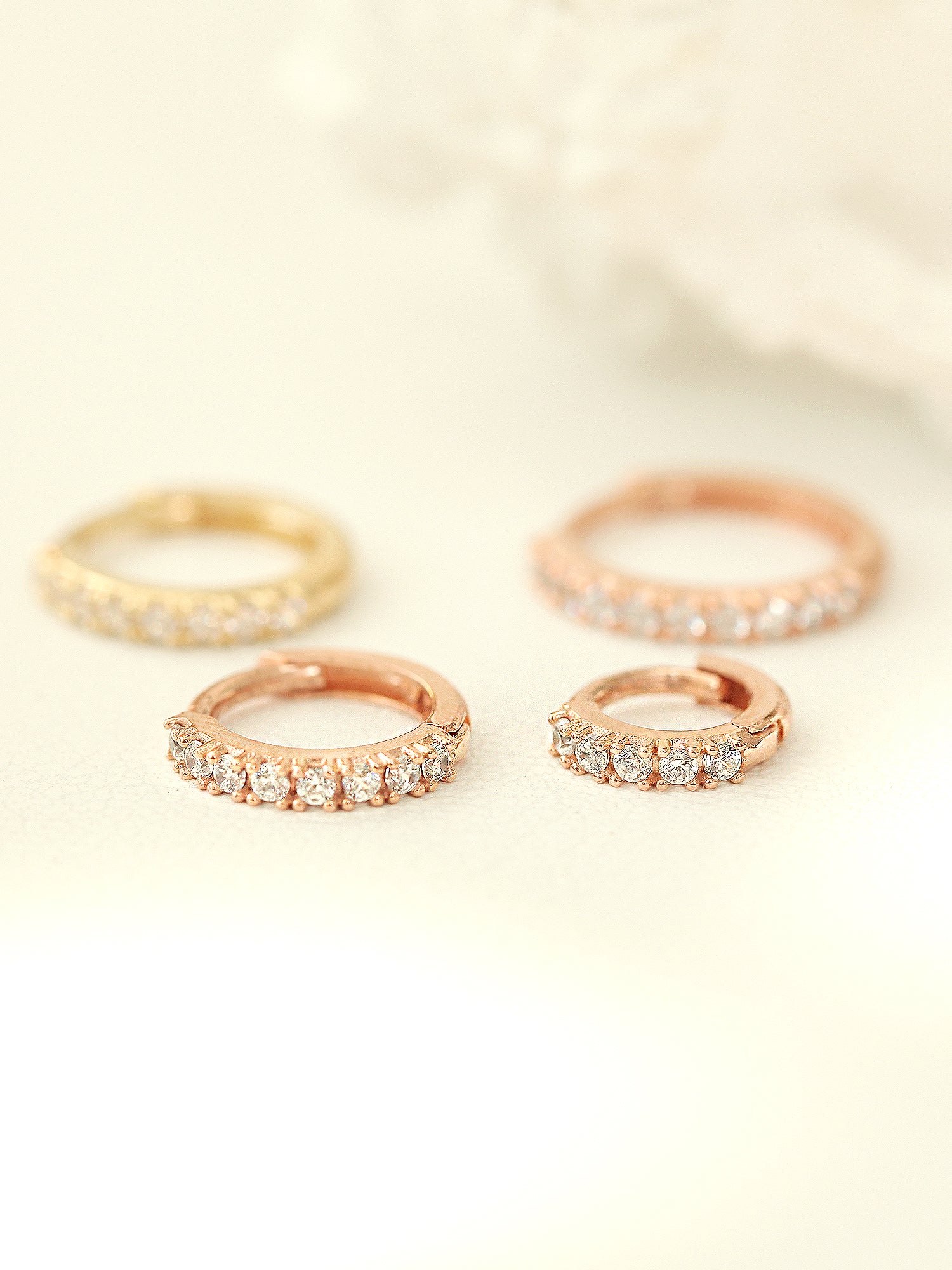 14K Gold Conch Hoop Earring 16G - Image 8