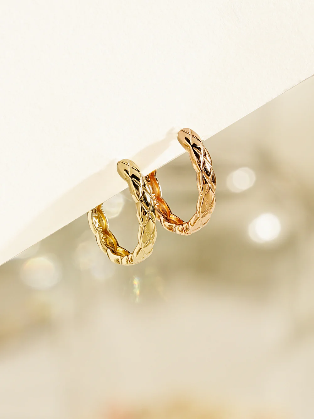 14K Gold Glow Cartilage Hoop Earring - Image 20