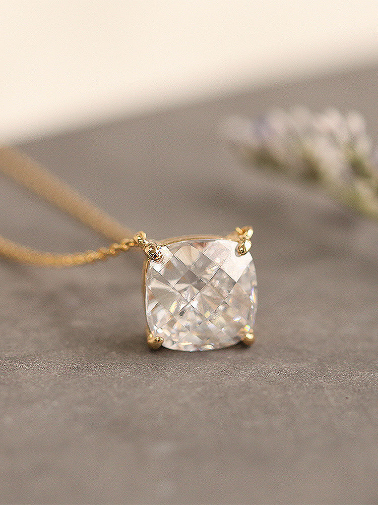 925 Silver Classic Cubic Necklace - Image 3