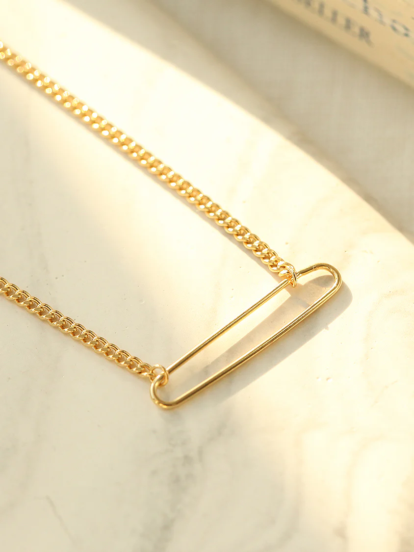 925 Silver Clip Necklace - Image 3