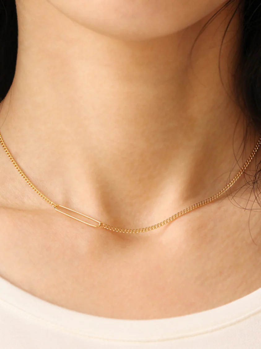 925 Silver Clip Necklace - Image 4