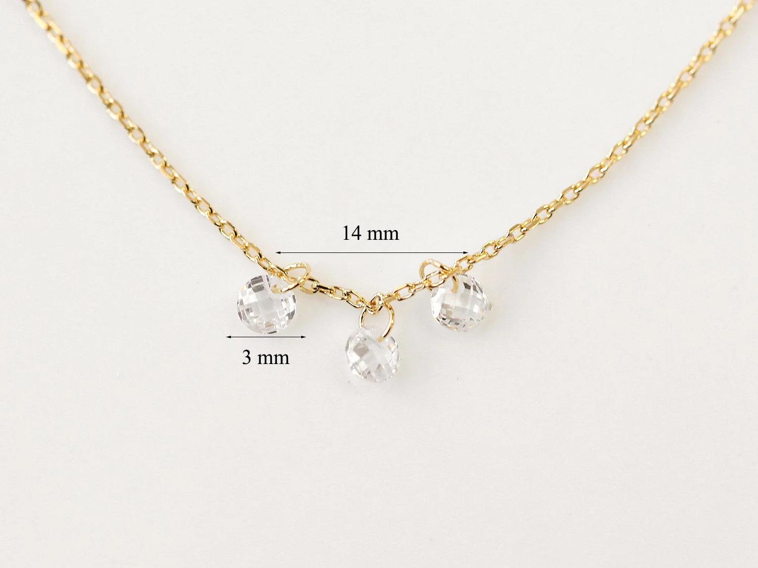 925 Silver Crystal Necklace - Image 7