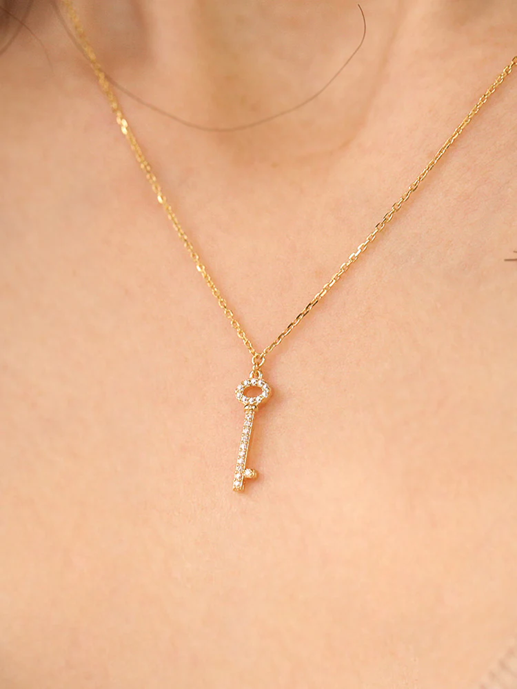 925 silver Key necklace - Image 3