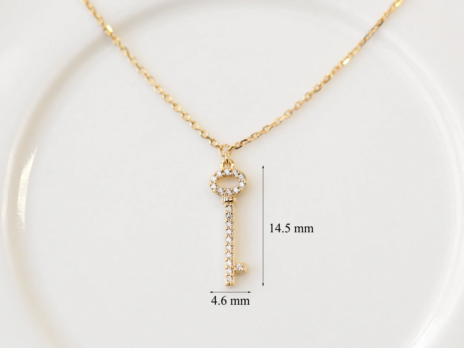 925 silver Key necklace - Image 6