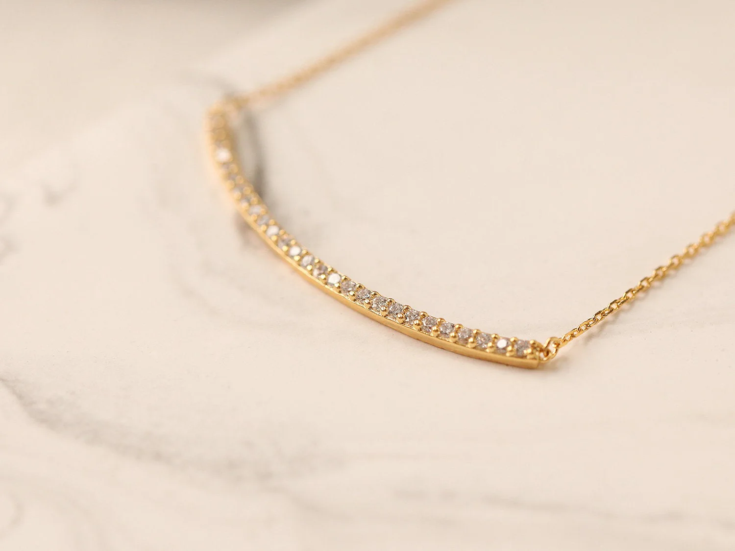 925 Silver Smile Cubic Necklace - Image 6