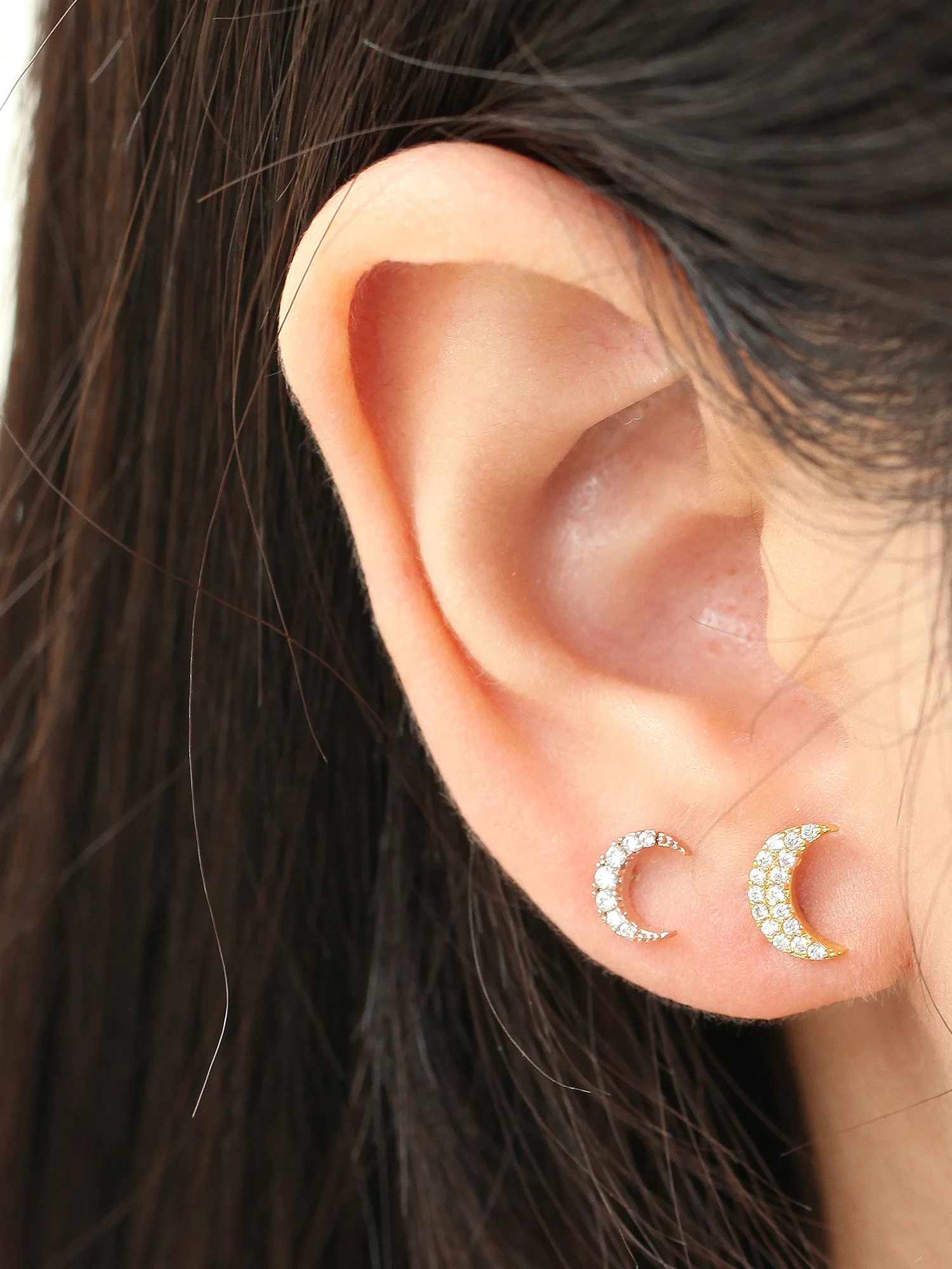 Crescent Cartilage Earrings - Image 4