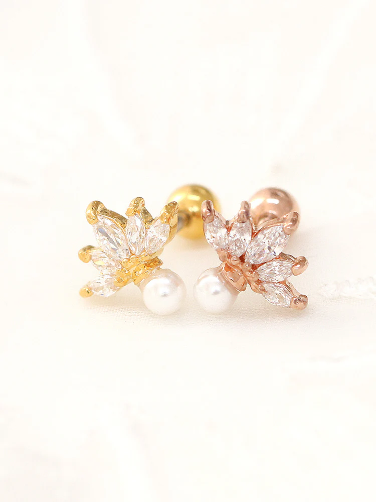 Crown pearl Ear Piercing - Image 10
