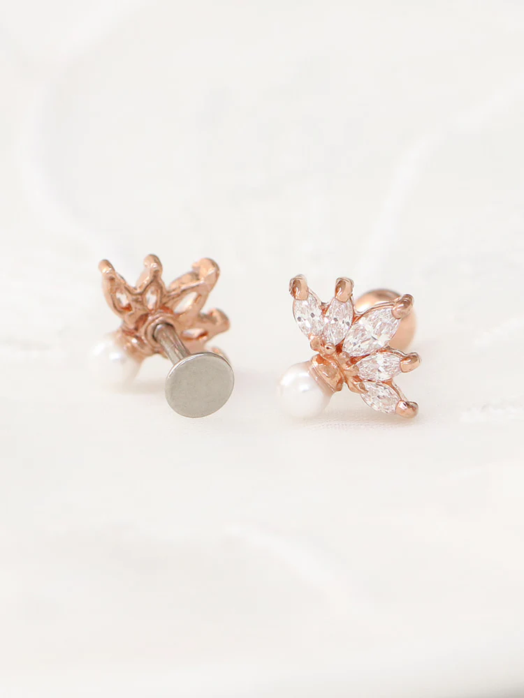 Crown pearl Ear Piercing - Image 6