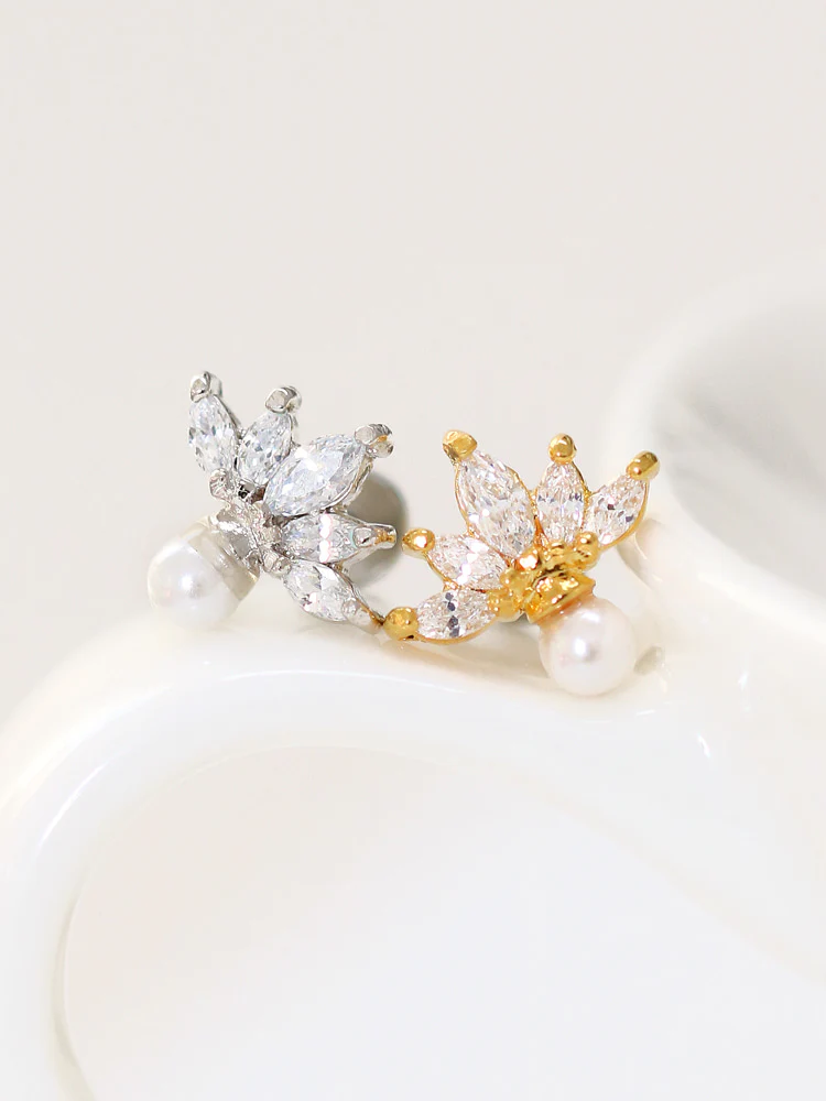 Crown pearl Ear Piercing - Image 8