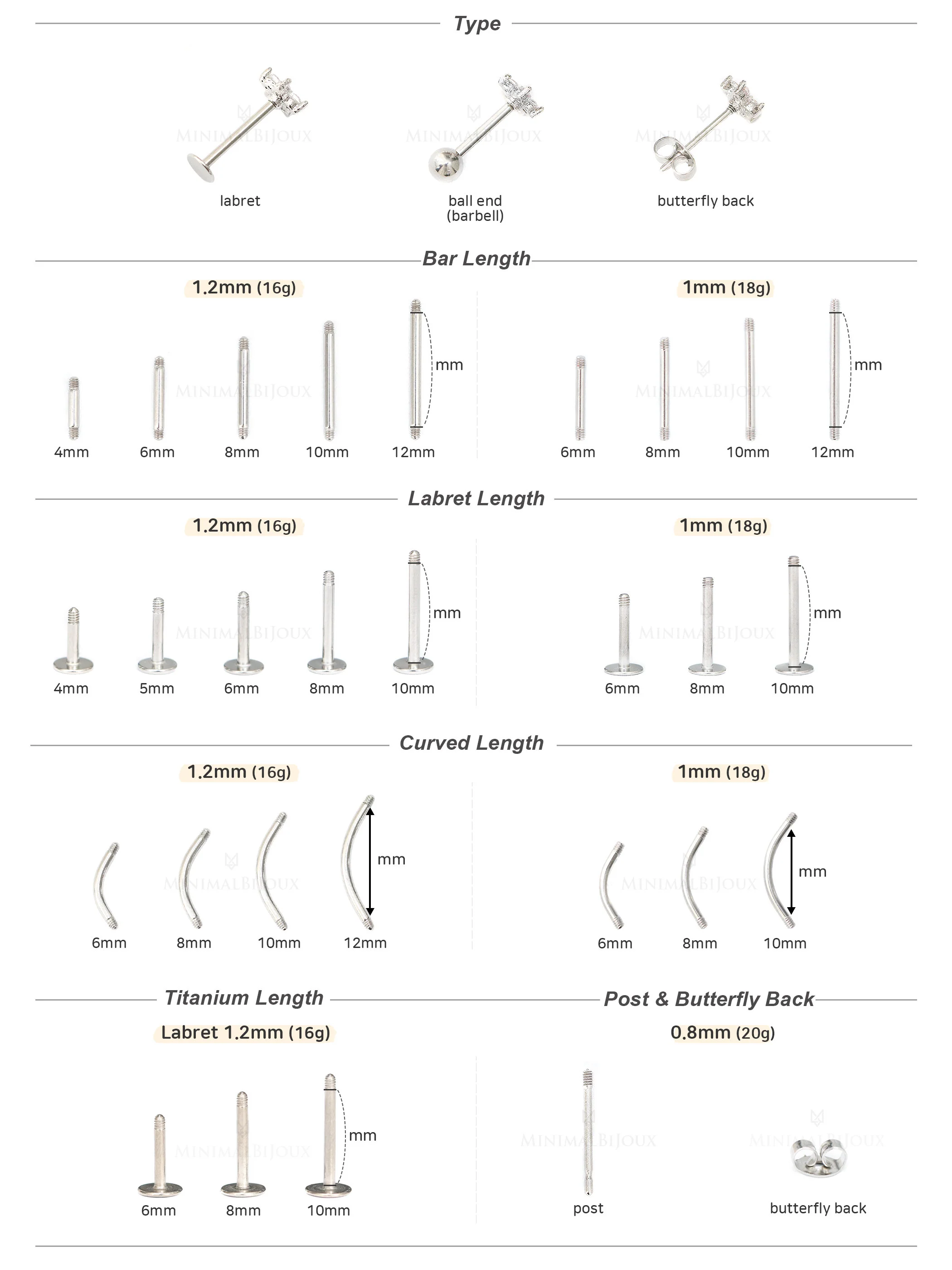 CZ Leaf Cartilage earring - Image 10